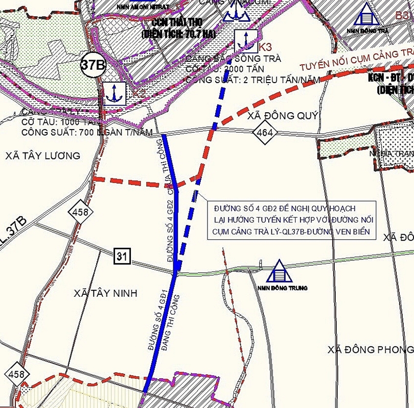 Xung quanh Dự án đầu tư xây dựng đường nối KCN Tiền Hải đi cảng thủy nội địa Trà Lý tỉnh Thái Bình Tham vấn bảo lưu hướng tuyến xây dựng đường có dấu hiệu khuất tất