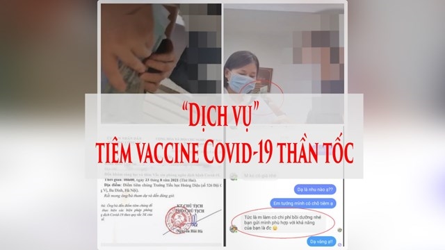 Chi tiền triệu để tiêm vaccine thần tốc ở Hà Nội Đình chỉ 1 cán bộ phường