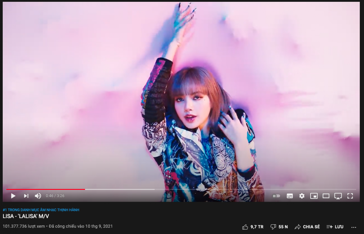 LALISA phá kỷ lục của Gentleman trên Youtube