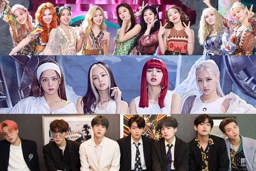 Thần tượng tỉ view của Kpop Blackpink, BTS, TWICE cạnh tranh ngôi đầu