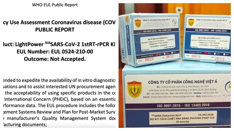 Đại diện WHO Việt Nam thông tin về kit xét nghiệm của Công ty Việt Á