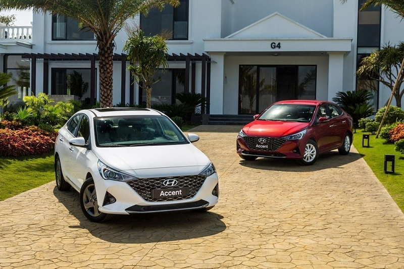 Hyundai Accent vượt Toyota Vios lên ngôi “vua doanh số” năm 2021